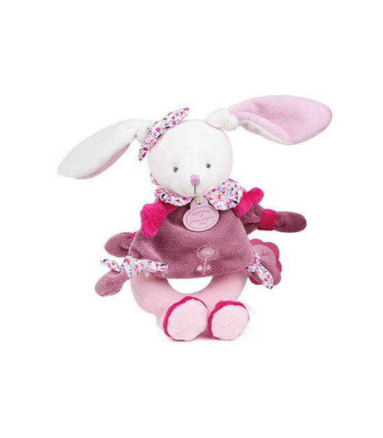 Doudou Hediye Kutulu &Ccedil;ıngıraklı // Pembe Tavşan