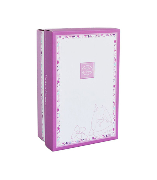 Doudou Hediye Kutulu &Ccedil;ıngıraklı // Pembe Tavşan