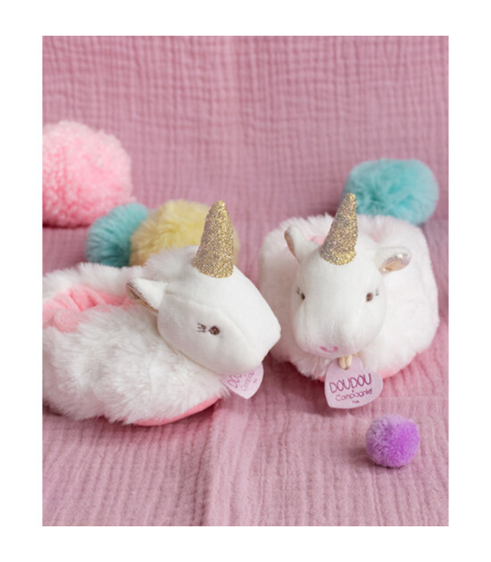 Doudou Hediye Kutulu Panduf // Unicorn