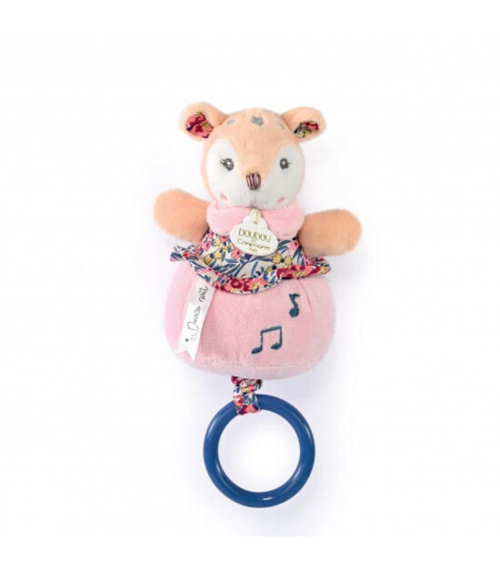 Doudou M&uuml;zikli Oyuncak // Pembe Yavru Geyik