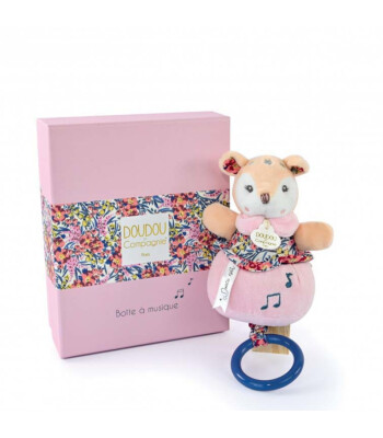 Doudou M&uuml;zikli Oyuncak // Pembe Yavru Geyik