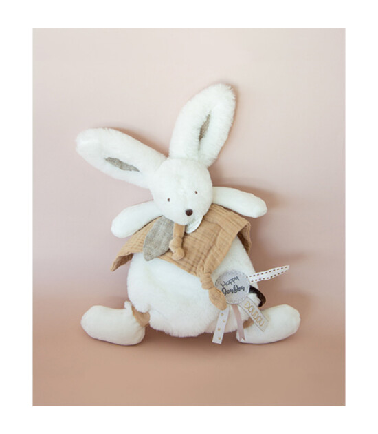 Doudou Peluş Sevimli Bej Tavşan