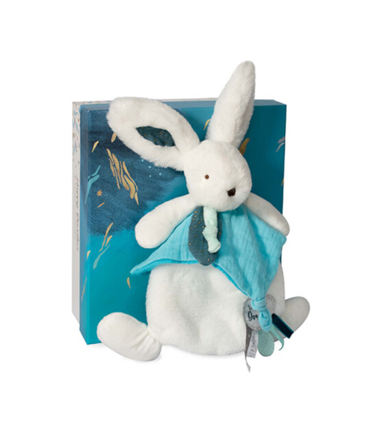 Doudou Peluş Sevimli Mavi Tavşan