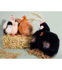 Doudou Peluş Siyah Tavuk