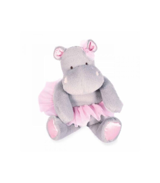 Doudou Peluş Tütülü Gri Hipopotam
