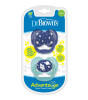 Dr. Brown's Advantage Silikon Emzik - İkili Set (0-6 Ay) // Mavi