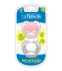 Dr. Brown's Advantage Silikon Emzik - İkili Set (0-6 Ay) // Pembe