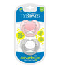 Dr Brown's Advantage Silikon Emzik - İkili Set (0-6 Ay) // Pembe