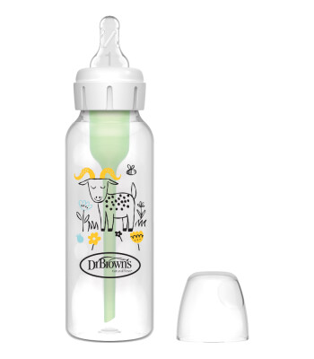 Dr. Brown’s® Antikolik Options+ Dar Ağız PP Biberon (250 ml) // Keçi