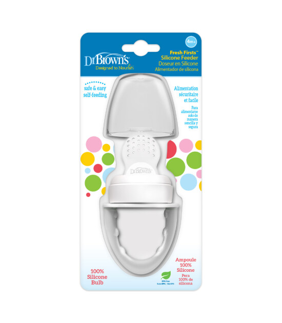 Dr. Brown's Fresh Firsts Silikon Meyve Sebze Filesi // Gri