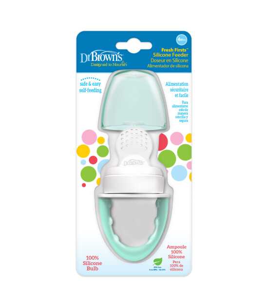 Dr. Brown's Fresh Firsts Silikon Meyve Sebze Filesi // Mint