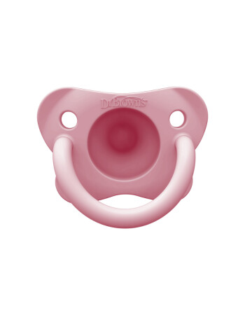 Dr. Brown's Happy Paci Silikon Emzik (0-6 Ay) // Pembe