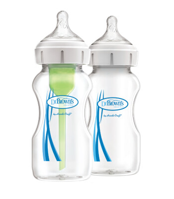 Dr. Brown's Options+ Geniş Ağız Cam Biberon (270 ml)