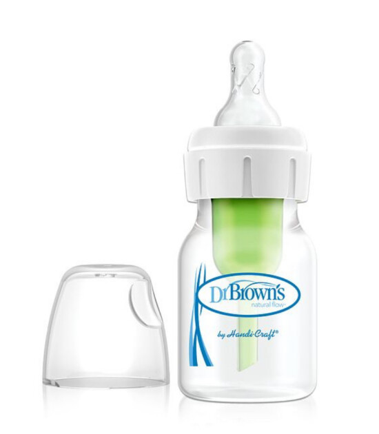 Dr. Brown's Options+ Dar Ağız PP Mini Biberon (60ml) / 1. Seviye