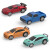 Driven 4'lü Çek-Bırak Araba Seti // Mavi-Kırmızı-Mor-Sarı