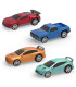 Driven 4'lü Çek-Bırak Araba Seti // Turkuaz-Turuncu-Mavi-Kırmızı