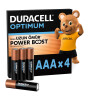 Duracell Optimum AAA İnce Kalem Pil (4 Adet)