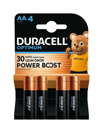Duracell Optimum AA Kalın Kalem Pil (4 Adet)