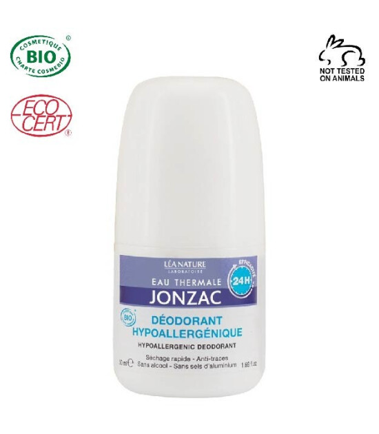 Eau Thermale Jonzac Hipoalerjenik Roll On Deodorant 24h 50 ml (Organik Sertifikalı)