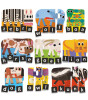 Ecoplay Puzzle Set // Words And Letters (3-4-5 Parça)