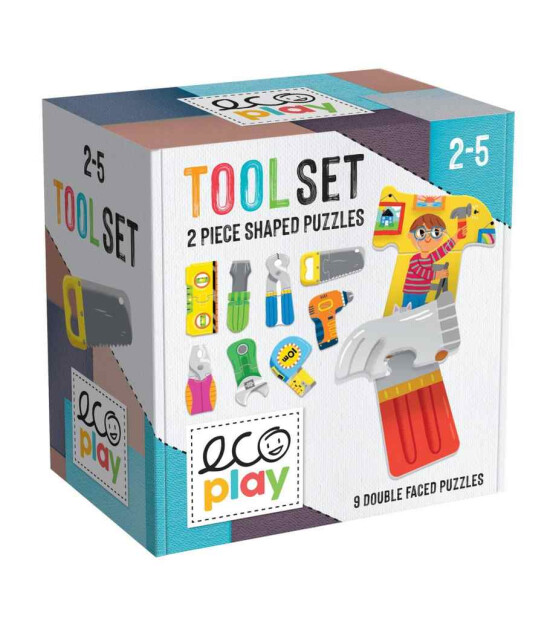 Ecoplay Puzzle Set  // Tool Set (2 Parçalı)