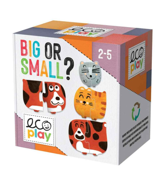 Ecoplay Puzzle // Big or Small (12 Parça)