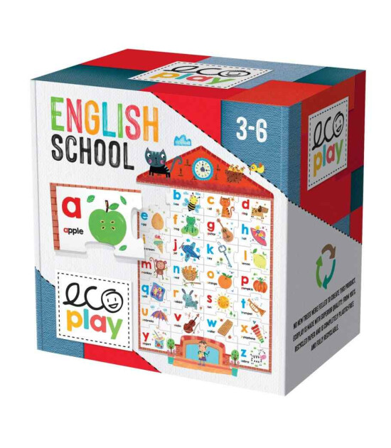 Ecoplay Puzzle // English School (36 Parça)
