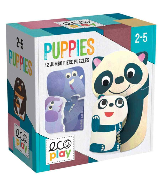 Ecoplay Puzzle // Puppies (24 Parça)