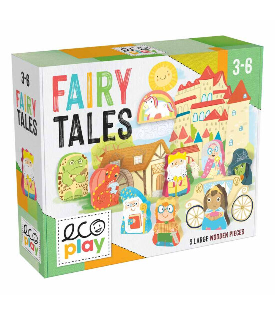 Ecoplay Ahşap Figürlü Puzzle Set // Fairy Tales
