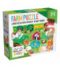 Ecoplay Shaped Puzzle // Farm (25 Parça)