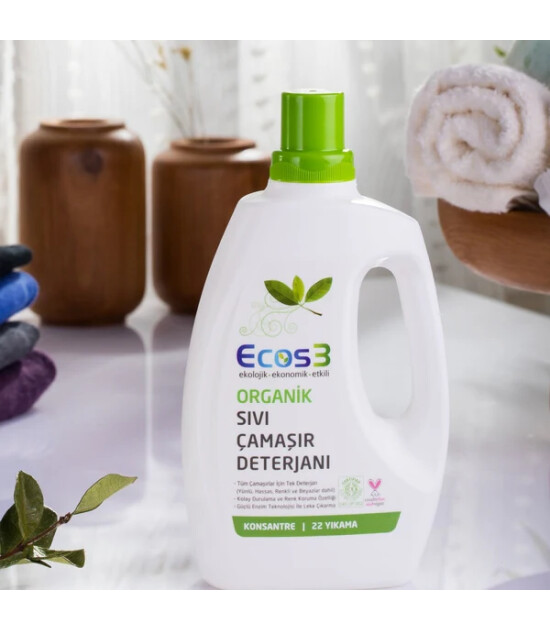 Ecos3 Organik Çamaşır Deterjanı (750 ml)