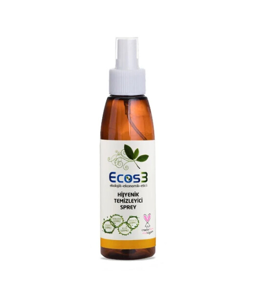 Ecos3 Organik Hijyenik Temizleyici Sprey (125 ml)