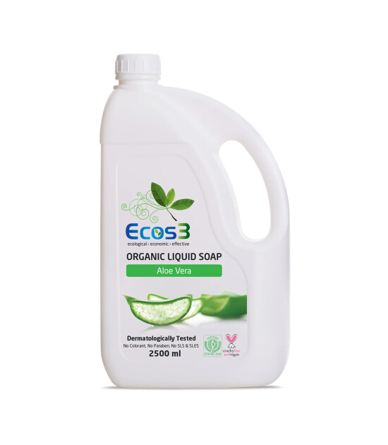 Ecos3 Organik Sıvı Sabun // Aloe Vera (2.5 lt)