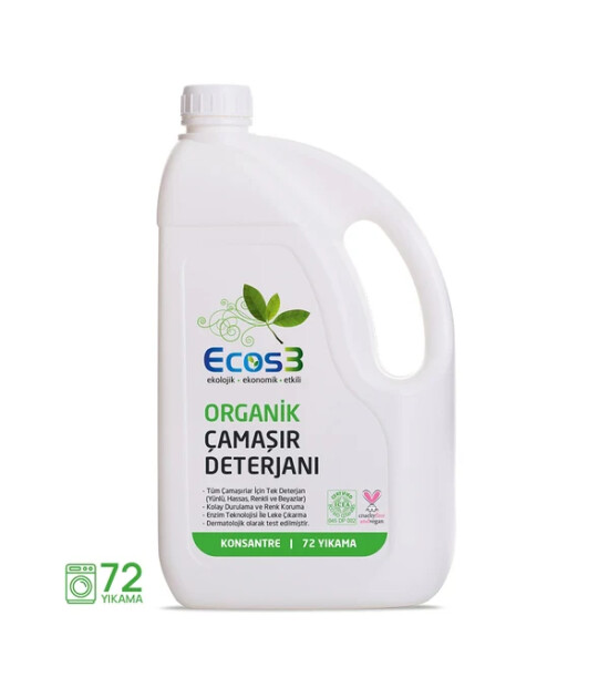 Ecos3 Organik Çamaşır Deterjanı (2.5 lt)