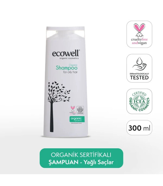 Ecowell Organik Şampuan // Yağlı Saça Özel