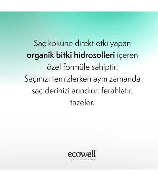 Ecowell Organik Şampuan // Yağlı Saça Özel
