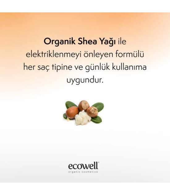 Ecowell Organik Saç Bakım Kremi