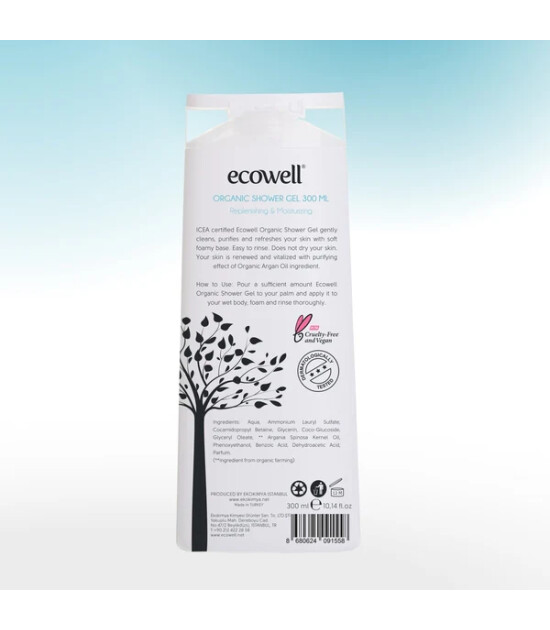 Ecowell Organik Duş Jeli