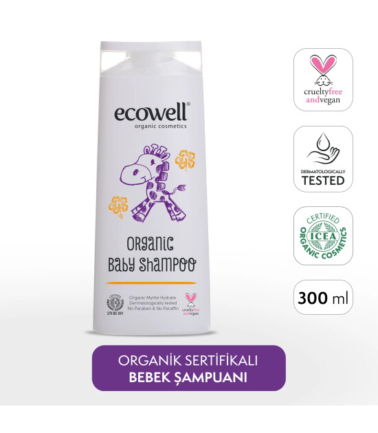 Ecowell Organik Bebek Şampuanı