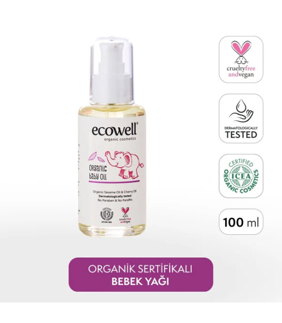 Ecowell Organik Organik Bebek Yağı