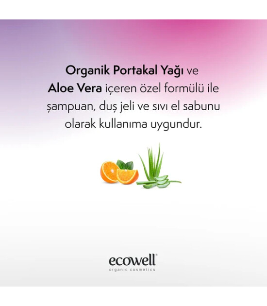 Ecowell Organik Bebek Temizleme Jeli