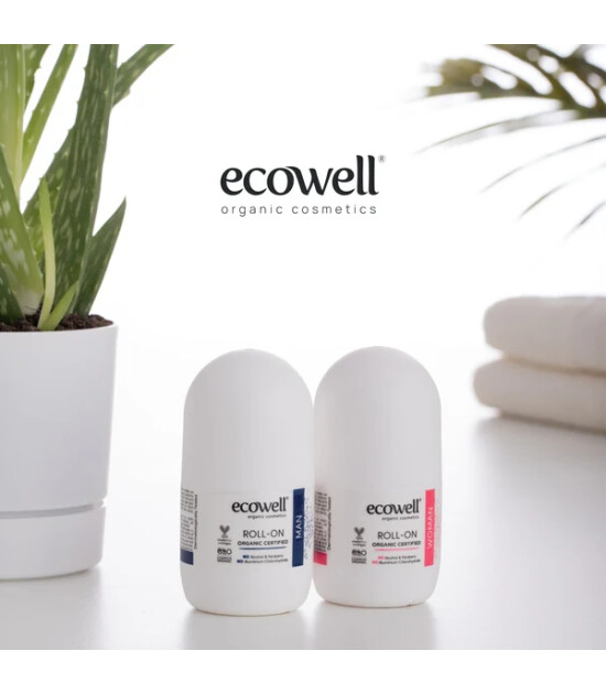Ecowell Organik Erkek Deodorant Roll-on