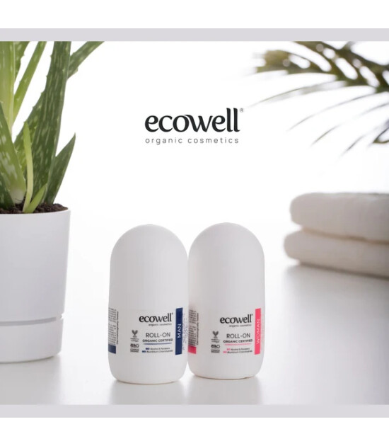 Ecowell Organik Kadın Deodorant Roll-on