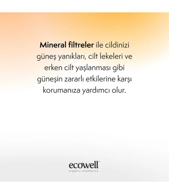 Ecowell Organik Güneş Kremi (SPF 50)
