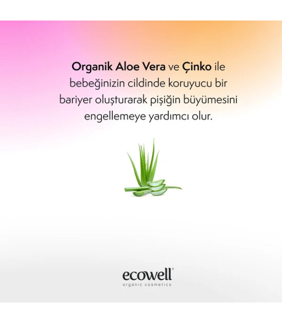 Ecowell Organik Pişik Kremi