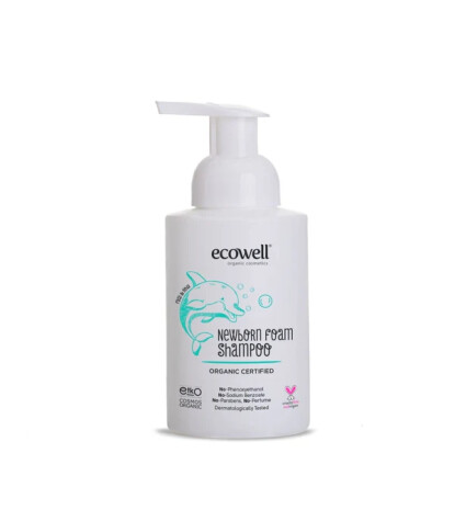 Ecowell Organik Yenidoğan Köpük Şampuan