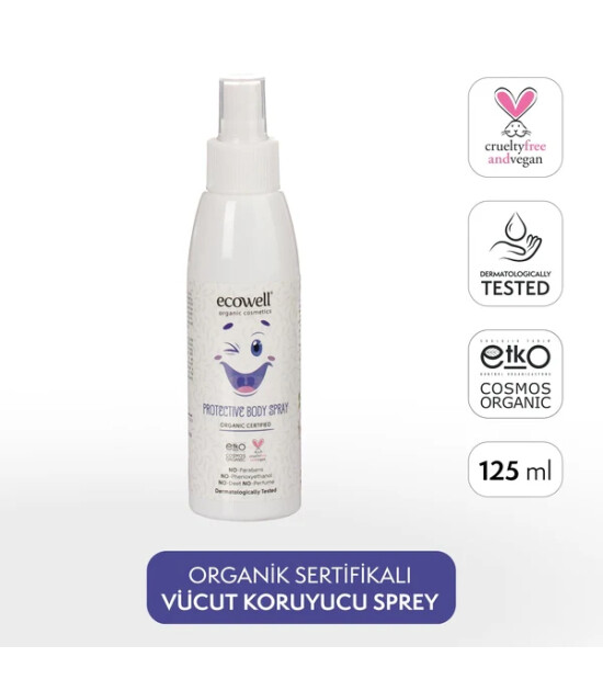 Ecowell Organik Vücut Koruyucu Sprey