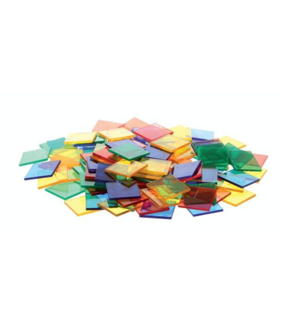 Edx Şeffaf Renkli Karo Sayaçlar (19 mm – 250 Parça)
