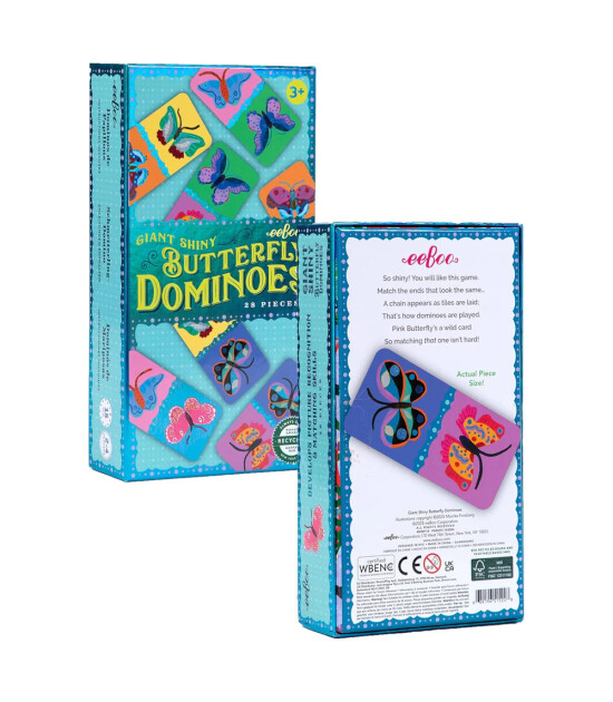 Eeboo Giant Shiny Domino // Butterfly