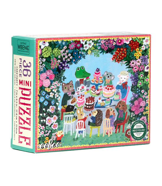 Eeboo Yumi's Mini Yapboz // Cake Party (36 Par&ccedil;a)